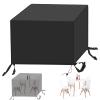 Redfire Waterproof Outdoor Furniture Cover, 120 x 120 x 74 cm, Black view 1