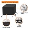 Redfire Waterproof Outdoor Furniture Cover, 120 x 120 x 74 cm, Black view 4