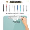 Hnogri Plastic Clipboards, 6-Pack, Standard A4 Letter Size, with Pen Holder and Low-Profile Clip, 16.5 x 9 in, Green view 2