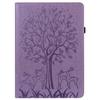 LMFULM Case for Huawei MediaPad T5 10.1-inch, Purple Giraffe and Tree view 1