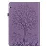 LMFULM Case for Huawei MediaPad T5 10.1-inch, Purple Giraffe and Tree view 2