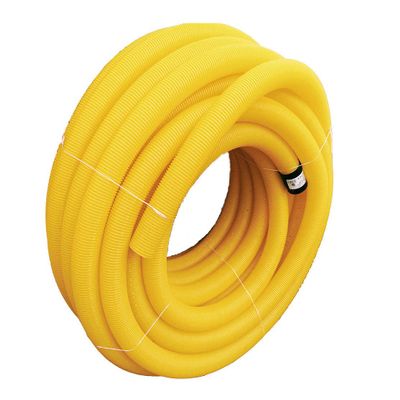 DN50 50 mm Drainage Pipe, 50 m, PP Drainage Hose, Unperforated, Unslotted