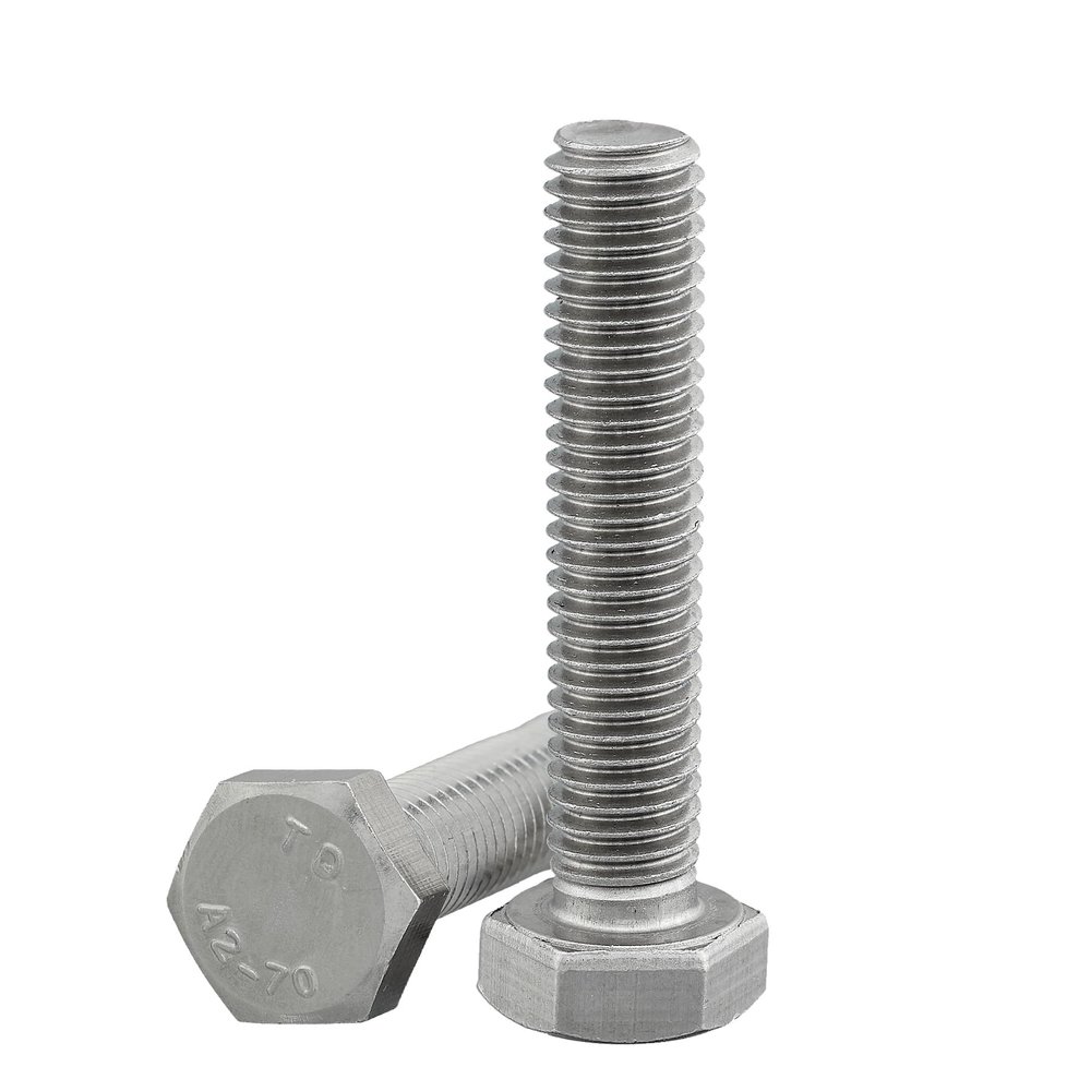 DSM M8 x 30 mm DIN 933 Stainless Steel A2 Hex Bolts, 50 Pack
