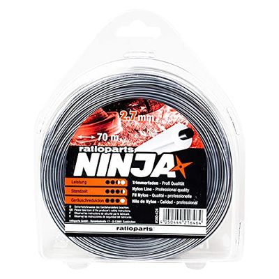 Ratioparts Ninja Nylon Trimmer Line, 2.7 mm, 70 m, Round