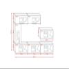 Furnitech Modern Living Room Wall Unit with Shelves and TV Cabinet, No LED (Future C10_HGM_WS_14 1A) view 2