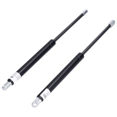 2-Pack Cabinet Gas Springs, 600–900N Soft-Open Lid Supports, Black (600N)