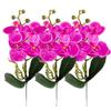 HAOSHICS Artificial Phalaenopsis Orchids, Real Touch, 3-Piece Set view 1