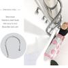YUESFZ Black Shower Curtain Hooks, Princess Skirt Design, High-Heel Rings with Pink Bow Handbag Decor view 4