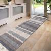 SGLGSTORE Gray Moroccan Runner Rug, Non-Slip, Washable, 50 x 100 cm view 3