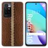 Silicone Case for Xiaomi Redmi 10, Leather 01 Pattern view 1