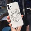 GGOIl Funny Abstract Women Kiss Clear Case for iPhone 11 Pro Max, 12 Pro, 12 mini, SE, 7/8 Plus, XR, XS Max, X, T148 view 1