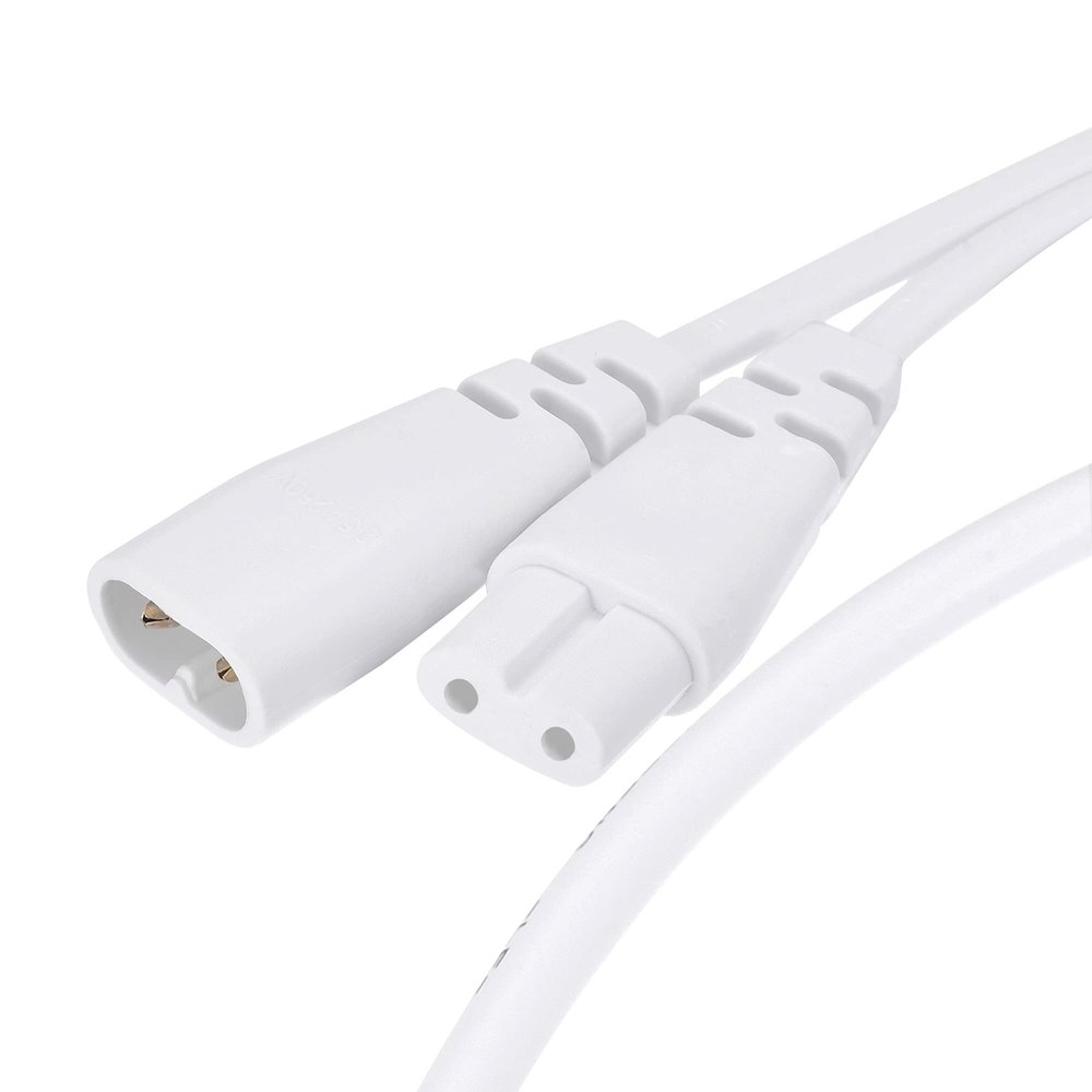 sourcing map 2-Pack T5/T8 LED Tube Extension Cables, 2-Pin, 30 cm