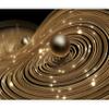 murando Abstract Sphere 3D-Effect Nonwoven Photo Wallpaper, 350 x 256 cm view 1