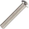 OPIOL QUALITY DIN 660 / ISO 1051 Stainless Steel A2 V2A Half-Round Head Solid Rivets 3 x 8 mm, 100-Pack view 1