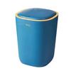 WYDM 3.4-Gallon Trash Can with Swing-Top Lid, Blue view 1