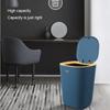 WYDM 3.4-Gallon Trash Can with Swing-Top Lid, Blue view 4