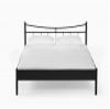 Beauty.Scouts Fina I Metal Bed, Black Matte Textured, 160 x 190 cm view 4