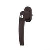 Saturn Window Handle, Gray-Brown RAL 8019, 40 x 10 mm (1 pc.) view 1