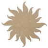 MDF Wood Sun - Craft Decor, 5-50 cm, 1 Piece, 25 cm Wide view 1