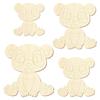 Wood Panda Bear V3 for Crafts, 5–50 cm, 1 Piece, 35 cm High view 2