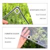 Xrdbfd Heavy-Duty Transparent Waterproof Tarp with Grommets, 1.5 x 3 m, 1 x 1 m / 3.3 x 3.3 ft view 2