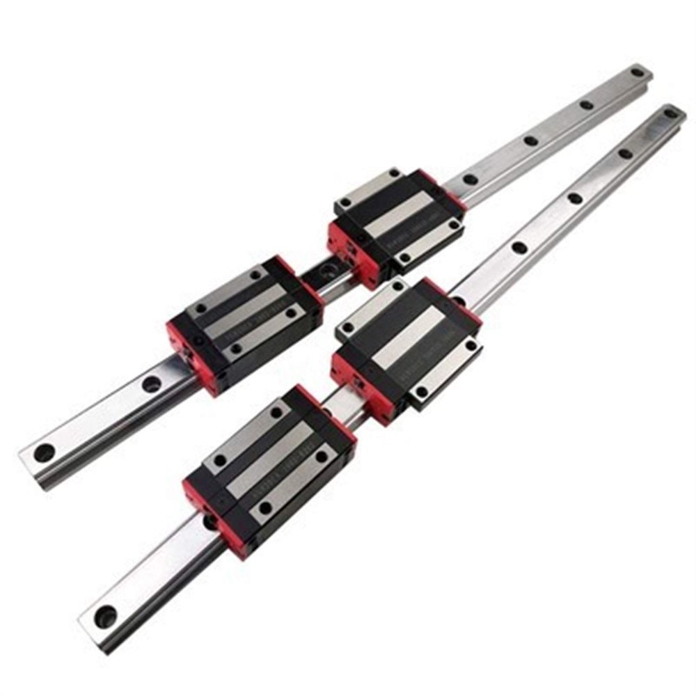 KHJK Linear Motion 1 pc HGR15 Linear Guide Rail / 2 pcs HGH15CA/HGW15CC Narrow Linear/Flange Carriage Slider Block CNC Parts Chfeng-G. (Color: 2PC HGW15CC, Guide Length: 1100mm)