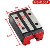KHJK Linear Motion 1 pc HGR15 Linear Guide Rail / 2 pcs HGH15CA/HGW15CC Narrow Linear/Flange Carriage Slider Block CNC Parts Chfeng-G. (Color: 2PC HGW15CC, Guide Length: 1100mm) view 4