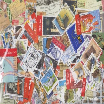 Belgium: 100 Different Stamps from 2001