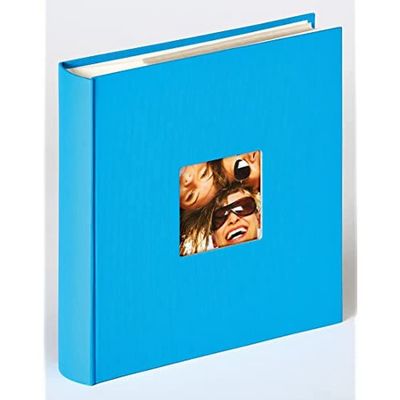 walther design ME-116-L Memo Pocket Album Fun, 200 Photos, 5 x 7 in, Blue