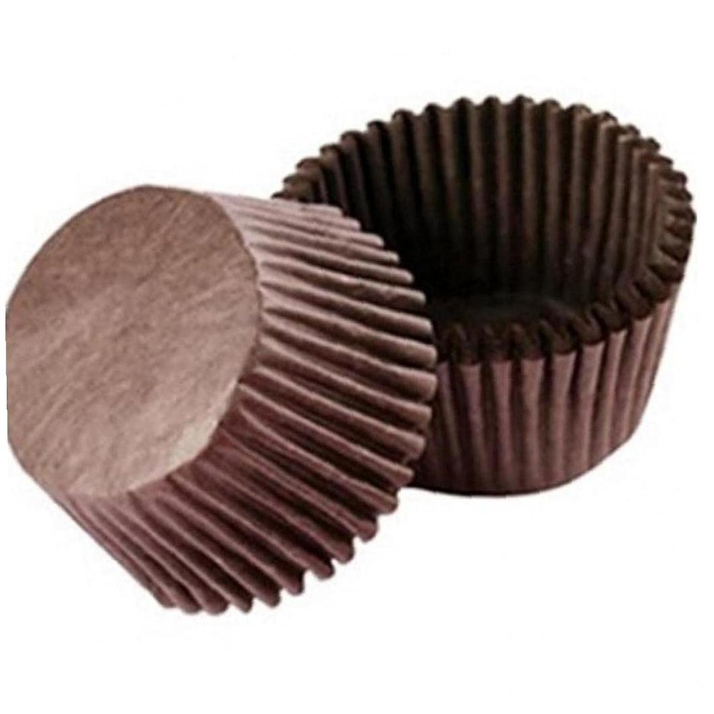 TOSSPER 1000-Count Chocolate-Colored Cupcake Paper Liners
