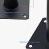 LOVEM Tapered Metal Furniture Legs, Matte Black, 20 cm, Angled, 4-Pack view 3