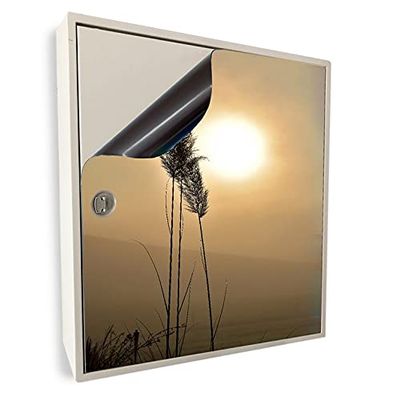 Smagnon Magnetic Electrical Cabinet Cover, Grass Design, 90 x 80 cm