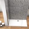 Acezanble 90 x 200 cm Walk-In Shower Enclosure, 8 mm Nano Glass view 2