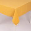 SCHÖNER LEBEN. Organic Ramie Tablecloth, Linen Look, Solid Mustard Yellow view 1