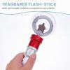 TOYANDONA Light-Up Spinning LED Ball Wand, Red, 35 x 8 x 8 cm view 3