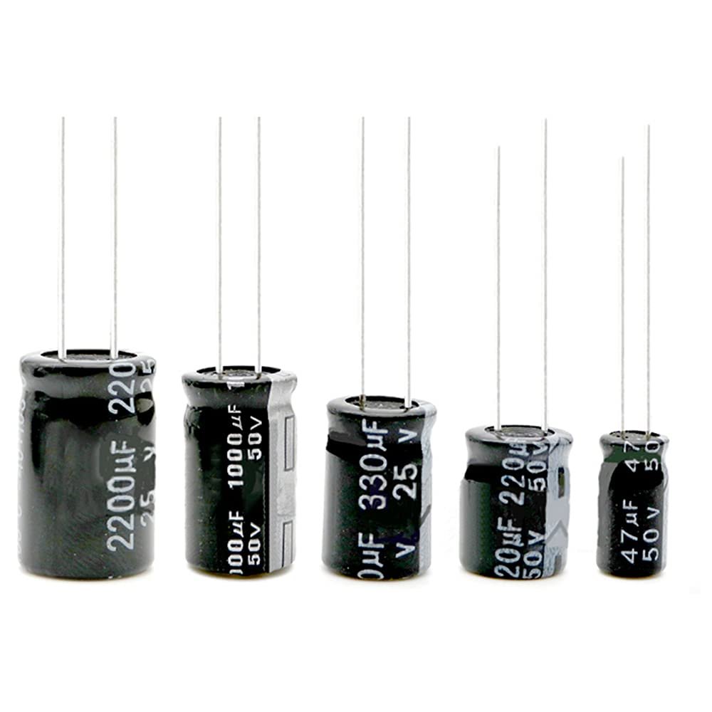 Electrolytic Capacitors, 25 V, 470 µF, 10-Pack