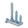 FMingNian 5-Piece Galvanized DIN 571 External Hex-Head Self-Tapping Half-Thread Wood Screws, M6/M8/M12, 140 mm, M12 view 1