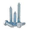 FMingNian 5-Piece Galvanized DIN 571 External Hex-Head Self-Tapping Half-Thread Wood Screws, M6/M8/M12, 140 mm, M12 view 2