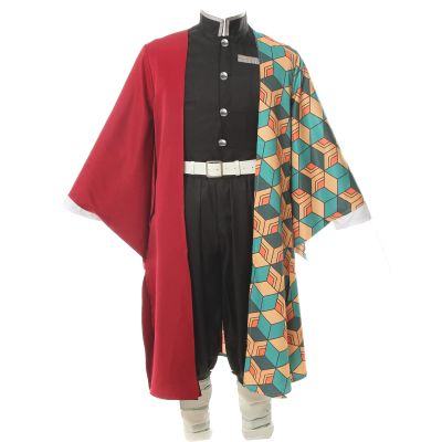 Fiamll Tomioka Giyuu Cosplay Costume Anime Outfit for Carnival, Halloween, Party, M