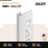 Dalsys Tile Corner Trim 2.5 m x 8 mm Matte Silver Aluminum view 3