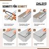 Dalsys Tile Corner Trim 2.5 m x 8 mm Matte Silver Aluminum view 4