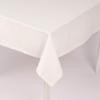 SCHÖNER LEBEN. Organic Ramie Tablecloth, Linen Look, Solid Cream White view 1