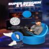 PATCH HOME Gamer Bean Bag Chair with Zipper, Pre-Filled, Indoor & Outdoor, Royal Blue, 80 x 90 cm view 4