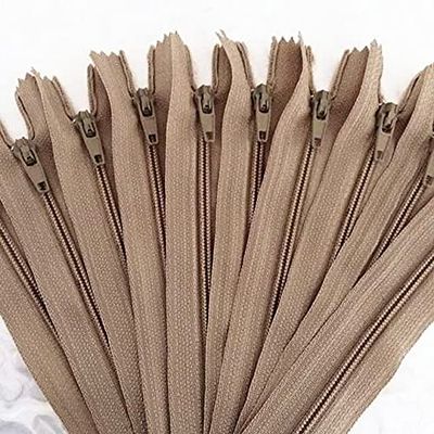 JUJING 50-Piece #3 15–50 cm Nylon Coil Zippers for Sewing and Crafts