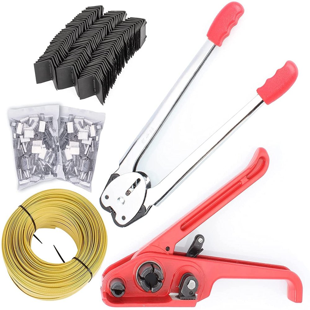 Strapping Tool Set for Secure Shipping, Moving, and Storage