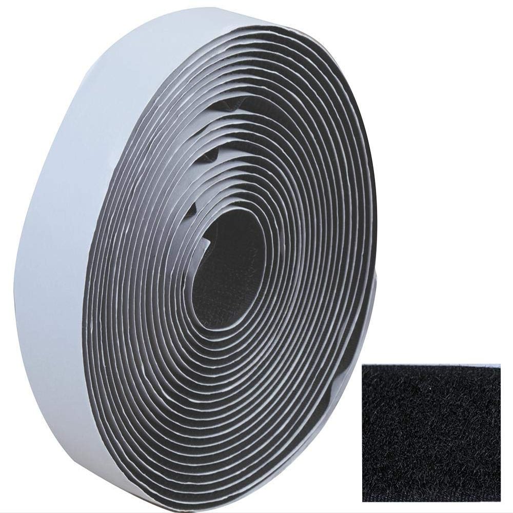 VESOL25MMBLK5M Loop Tape, 25 mm, 5 m, Black, 1 Piece
