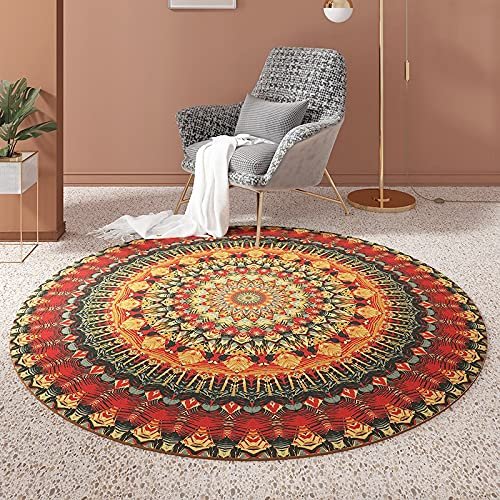 Round Office & Gaming Chair Mat for Hardwood Floors
