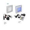 Furnitech F3 Hallway Wardrobe Set with Mirror, Blue LED, F3-HG-W2 White view 3
