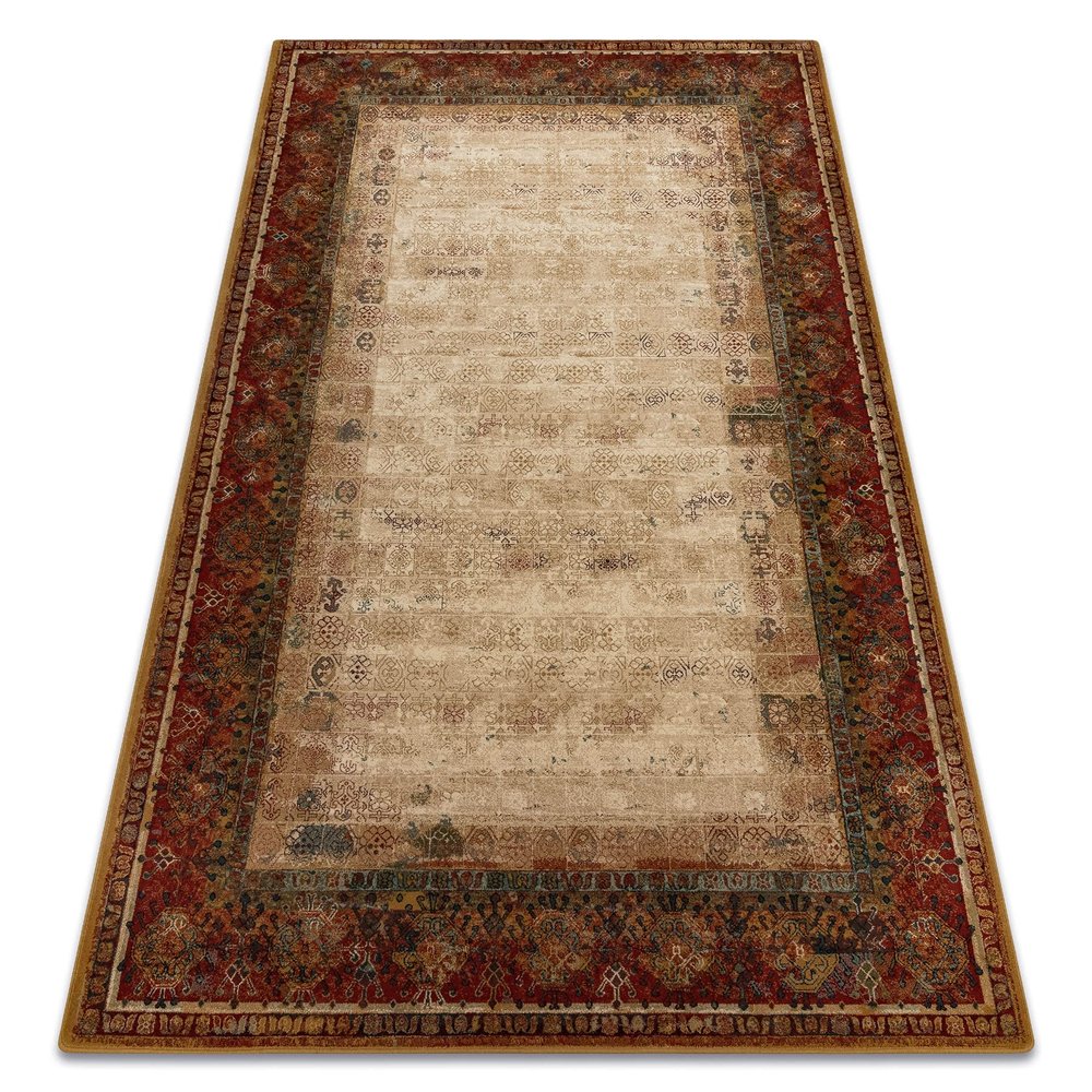 rugsx POLONIA Wool Rug for Living Room and Bedroom, Red, 200 x 300 cm