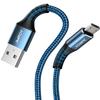 JMROY 1 m Braided Micro-USB Cable, Fast Charging, Army Blue view 1